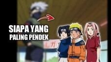 siapa yang paling pendek? Naruto Sasuke atau sakura?