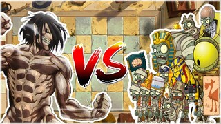 Eren Yeager AOT VS Zombies PVZ