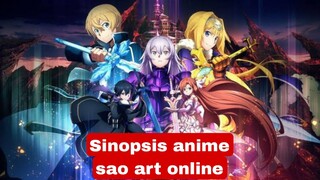 review anime sword art online genre's games, actions, adventure, magic dll