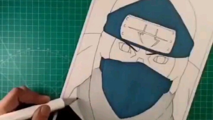 Cara Menggambar Kakuzu Karakter Anime Naruto