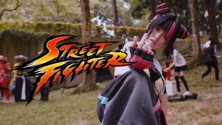 Juri Han And Sagat Street Fighter Cosplay!