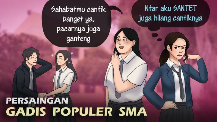 Persaingan Gadis Populer SMA | Kartun Drama, Animasi Sekolah