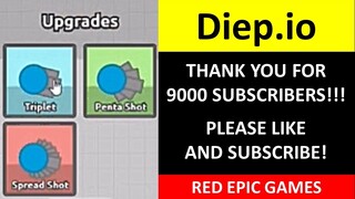 Diep.io Gameplay #1 - THE TRIPLET IS INSANE