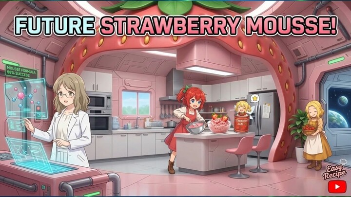 Strawberry Shortcake #1 - Masa Depan Rumah Stoberi di Resep Es Stoberi