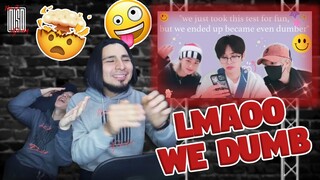 12 minutes of hyunminsung trying to figure out who's the dumbest between them | NSD REACTION