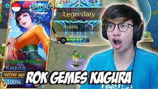 NEW SKIN KAGURA WENAK GEMES BENER ROK NYA - MOBILE LEGENDS INDONESIA