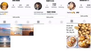 假如《进击的巨人》里的人物有社交账号
