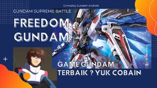 Game ini beneran keren!!Yuk kita mainkan|Gundam Supreme Battle Taiwan ver.| Freedom Gundam gameplay