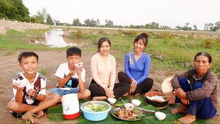 Ra Đồng Vừa Thả Diều Vừa Làm Gà Nướng Đất Sét Lá Sen ● Nắng Đẹp Miền Tây | NĐMT #77