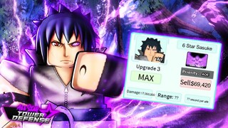 NEW META 6 STAR SASUKE IS OP 17 MILLION DMG ALL STAR TOWER DEFENSE (FANMADE)