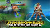 Lapu Lapu New Upcoming Season 28 Skin | Son of the Wild Gameplay | Mobile Legends: Bang Bang