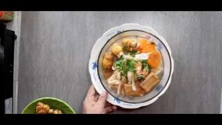 Món chay..Hủ tiếu gà chay. Thôm ngon đậm đà..Bếp cô tư tập 230/.