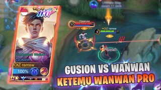 GUSION VS WANWAN, KETEMU WANWAN PRO KETAR KETIR GUA - MOBILE LEGENDS