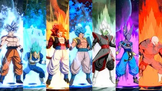 All Characters Ki Charge - Dragon Ball FighterZ (60FPS)