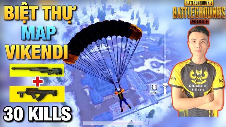 Khám Phá BIỆT THỰ map Vikendi _ Solo vs Squad 30 Kills PUBG Mobile TAKAZ _ T98