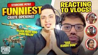 $10,000 UC FOR NEW GUN SKIN 😍🔥 - REACTING TO VLOGS - PUBG MOBILE - MRJAYPLAYS