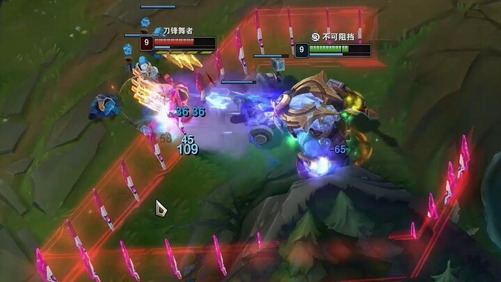 Ornn's fierce attack on the canyon road