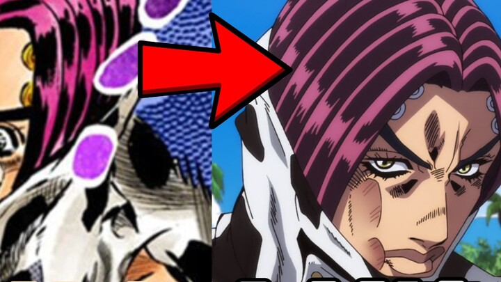 "JoJo Stone Ocean Animation/Eyes of Heaven" Richie El's two versions of voice actors comparison (Fur