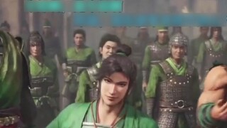 Baicai played Dynasty Warriors and saw Liu, Guan and Zhang for the first time, and became a little f