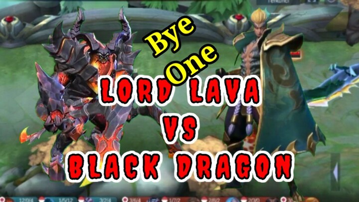 LORD LAVA ( thamus ) VS BLACK DRAGON ( yuzhong ) di Mobile legends bang bang