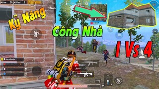 Kỹ Năng | Di Chuyển Nghe Tiếng Chân Khi Công Nhà DORAEMON | PUBG Mobile