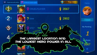 THIS LOCATION IS THE LARGEST AND LOWEST HERO POWER IN ALL (FAKE GPS)