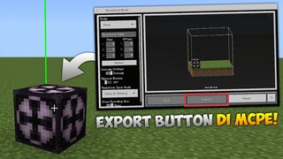 CARA MENAMBAHKAN TOMBOL EXPORT PADA STRUCTURE BLOCK DI MCPE 1.17+