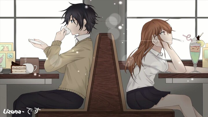 berbalikan badan , lagi marahan