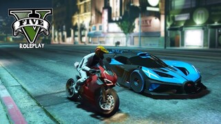 DITANTANG BALAPAN !! DUCATI V4 vs BUGGATI BOLIDE & KAWASAKI NINJA H2R || GTA V ROLEPLAY