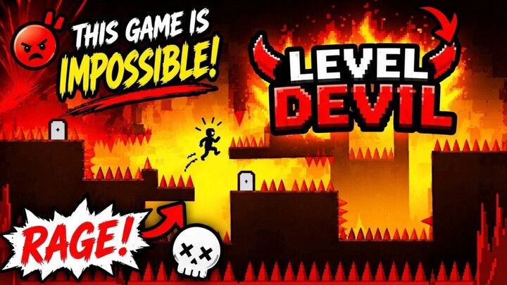 Level Devil Gameplay – This Game Is IMPOSSIBLE! 😱🔥 | Rage & Funny Moments