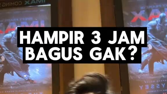 Langsung gas tanpa ragu, nonton di IMAX sampai menggelegar, merinding