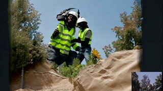 For the construction site, Da Gu directly transformed into African Tiga and fought a desperate battl