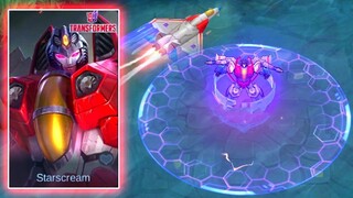 Aldous | Starscream Decepticons Transformers MLBB Skin Spotlight