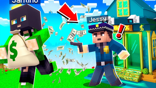 ROB ธนาคารขนาดใหญ่ใน Sheeptown! (มายคราฟเอาชีวิตรอด)