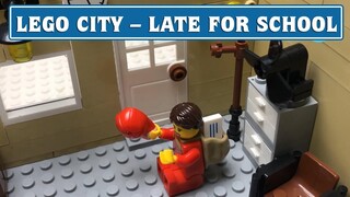 STOP MOTION: LEGO CITY "Late For School"!!!