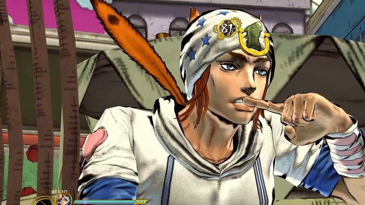 All characters drink "Apa Tea"! JOJO stalks, Apaji, please drink tea! Kujo Jotaro, Giorno, Giovanna