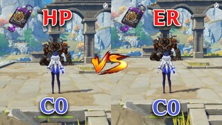 Yelan HP Sands vs ER Sands!! which is the better? Gameplay COMPARISON!!!Gameplay COMPARISON!!!