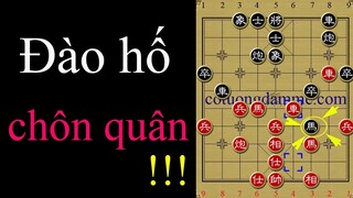 Đào hố chôn quân - Cái bẫy hiểm ác trong cờ tướng khiến đối thủ thua tan tành xác pháo