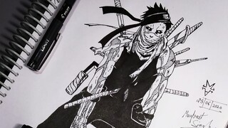 DRAWING IN MANGA STYLE (Zabuza Momochi from Naruto Shippuden)