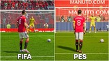 BRUNO FERNANDES Penalty Kick | FIFA vs PES From 2014 to 2023