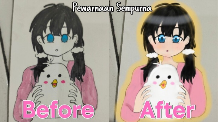 Cara Mewarnai Anime Lebih Bagus dan indah