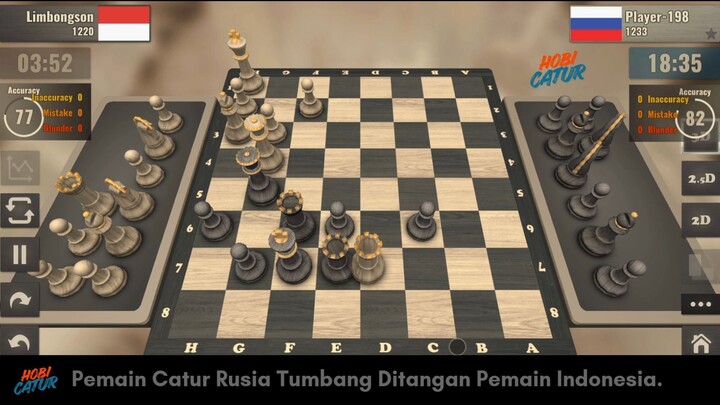 Pemain Catur Indonesia Tumbangkan Pemain Rusia