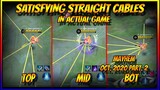 SATISFYING CABLES IN MAYHEM | FREESTYLE & STRAIGHT CABLES | AGGRESSIVE SMOOTH AND FAST | MLBB