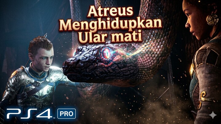 Atreus Memberikan Jiwa ke Ular Mati! Kisah Epik | God of War Ragnarök | PS4 Pro Gameplay