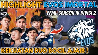 HIGHLIGHT EVOS IMORTAL DI FFML DIVISI 2❗DUO BOCIL EVOS AUTO  NGAMUK