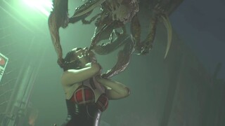 Resident Evil 3 College student Jill was hugged by a bug