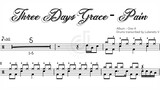 Three Days Grace - Pain (Drum transcription) | Drumscribe!