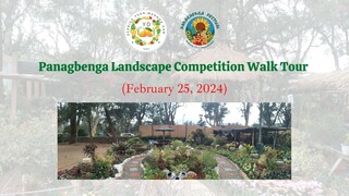 Panagbenga Landscape Competition Walk Tour 2024