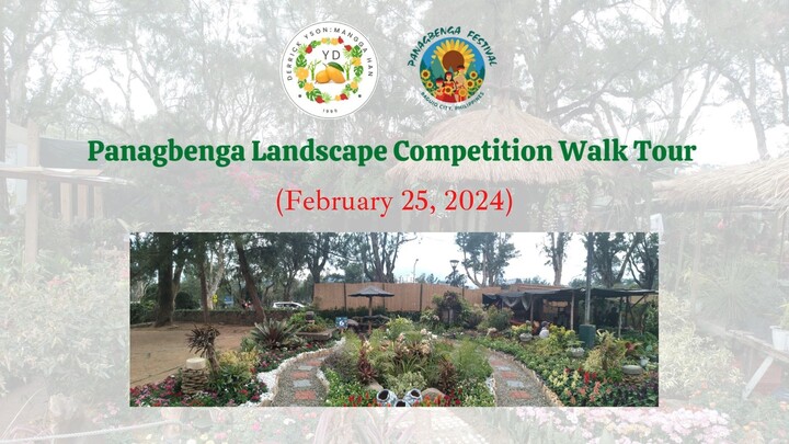 Panagbenga Landscape Competition Walk Tour 2024