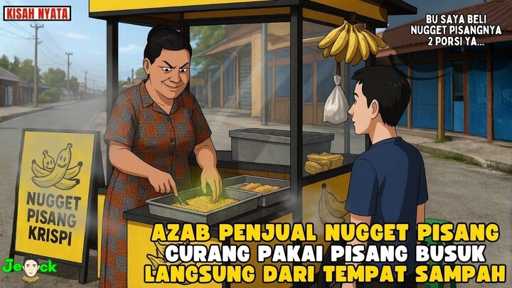 AZAB PENJUAL NUGGET PISANG CURANG PAKAI PISANG BUSUK LANGSUNG DARI TEMPAT SAMPAH